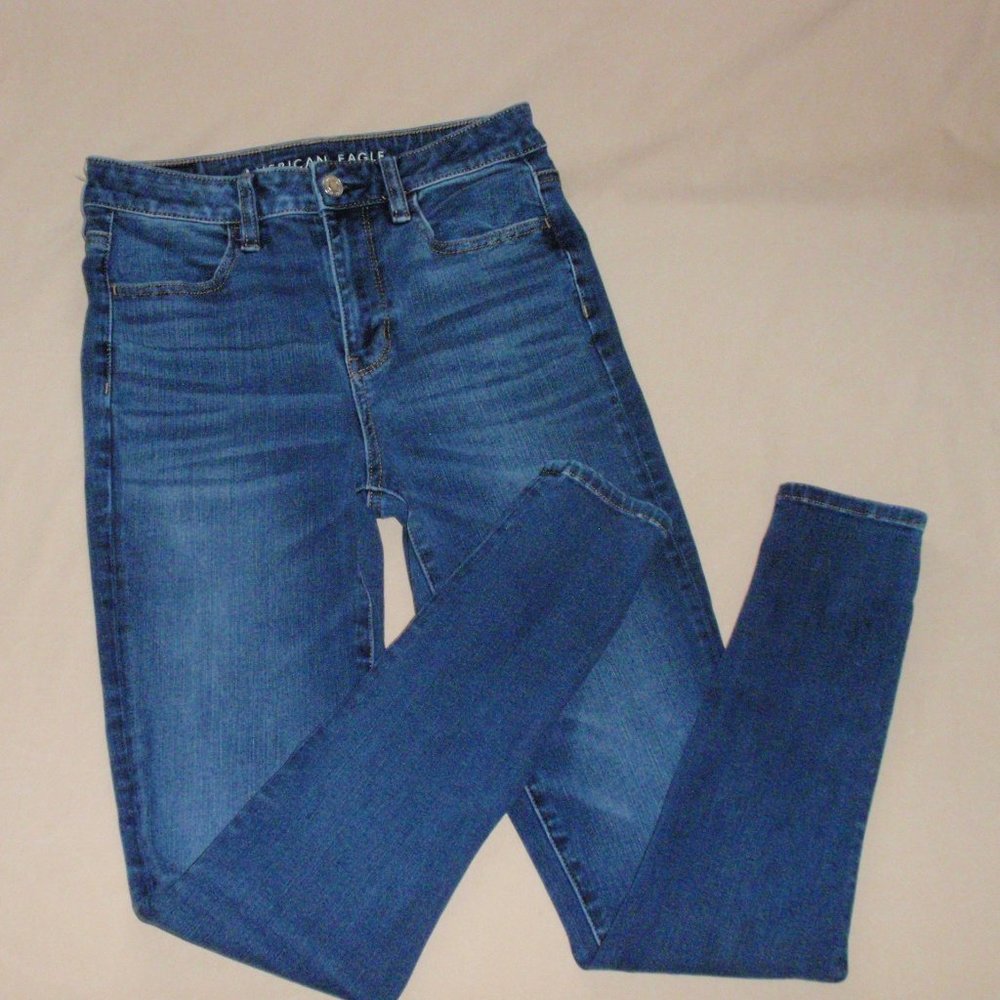 American Eagle 360 Ne(X)T Level Super High-Rise Jegging Sz 4